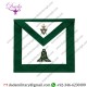 Masonic regalia apron with bullion wire embroidery, hand embroidery regalia bag