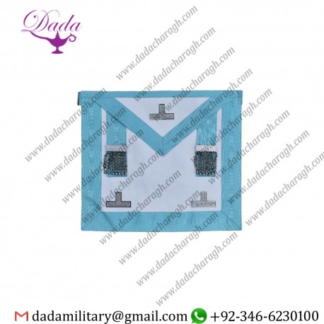 Masonic Regalia Craft Worshipful Mason WM Apron Past Master Lambskin Leather