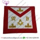 Masonic Regalia Hand Embroided Bullion & Wire Made Master Mason Red Apron