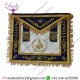 Masonic Regalia Master Mason Apron Navy blue with Golden Fringe