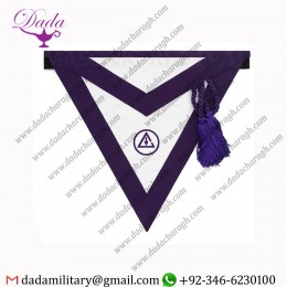 Masonic Revival New Jersey Regulation Past Illustrious Master Apron