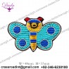 Butterfly brooch pin female Indian silk hand embroidery creative wild badge