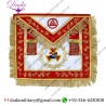 Masonic Royal Arch Grand High Priest Apron Wreath Bullion Hand Embroidered
