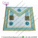 Masonic Teal and Gold Installed Master Masonic Apron