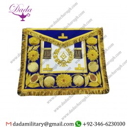 Master Machine Embroidery Masonic Apron