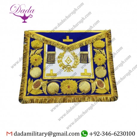 Master Machine Embroidery Masonic Apron