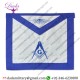 Master Mason Cloth Masonic Apron - Blue & White