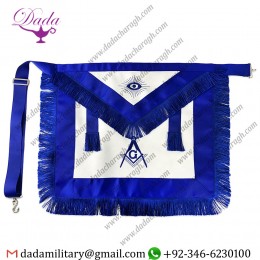 Master Mason Masonic Apron Blue Lodge Leather Square Compass Masonic Apron For Freemason