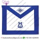 Musician Masonic Officer Apron - Blue & White