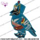CAPTAIN brooch Supplier Custom Hand Embroidery India Bullion Silk Patch Metallic Wire 