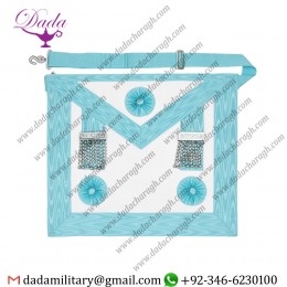 New Craft Masonic MM Master Masons Apron with Pocket Regalia mm 3rd Degree