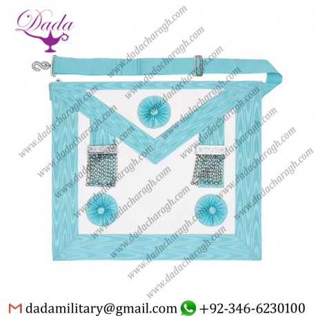 New Craft Masonic MM Master Masons Apron with Pocket Regalia mm 3rd Degree