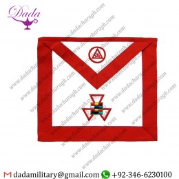 Past High Priest Apron, Royal Arch Hand Embroidered Apron