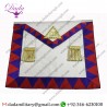 Royal Arch with White Tassels Masonic Apron - Red Blue & White