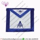 Satin Master Mason All Seeing Eye Masonic Apron - Blue & White