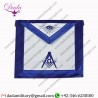 Satin Master Mason All Seeing Eye Masonic Apron - Blue & White