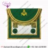 Scottish Rite Master Mason Handmade Embroidery Apron – Green