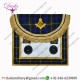 Scottish Rite Master Mason Handmade Embroidery Apron – Striped Blue