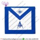 Senior Deacon Masonic Officer Apron - Blue & White