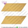GENUINE U.S. ARMY SERVICE STRIPE GOLD EMBROIDERED ON WHITE - MALE, SET OF 8