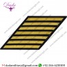 GENUINE U.S. NAVY ENLISTED HASH MARKS GOLD LACE ON SERGE - SET OF 7