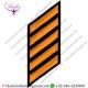 Uniform Service Hash Marks - Dark Gold on Black Felt Backing