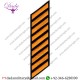 Uniform Service Hash Marks - Dark Gold on Black Felt Backing