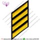 Uniform Service Hash Marks - Medium Gold on Black Felt Backing