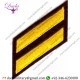 Uniform Service Hash Marks - Medium Gold on Brown Felt Backing