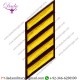 Uniform Service Hash Marks - Medium Gold on Brown Felt Backing