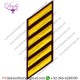 Uniform Service Hash Marks - Medium Gold on Brown Felt Backing