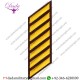 Uniform Service Hash Marks - Medium Gold on Brown Felt Backing