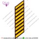 Uniform Service Hash Marks - Medium Gold on Brown Felt Backing
