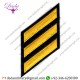 Uniform Service Hash Marks - Medium Gold on Midnight Navy Felt Backing