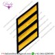 Uniform Service Hash Marks - Medium Gold on Midnight Navy Felt Backing
