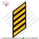 Uniform Service Hash Marks - Medium Gold on Midnight Navy Felt Backing