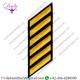 Uniform Service Hash Marks - Medium Gold on Midnight Navy Felt Backing