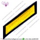 Uniform Service Hash Marks - Medium Gold on Navy Felt Backing