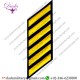 Uniform Service Hash Marks - Medium Gold on Navy Felt Backing