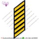 Uniform Service Hash Marks - Medium Gold on Navy Felt Backing