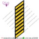Uniform Service Hash Marks - Medium Gold on Navy Felt Backing