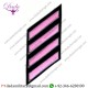 Uniform Service Hash Marks - Pink Grey on Black Felt