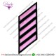 Uniform Service Hash Marks - Pink Grey on Black Felt