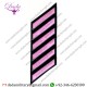 Uniform Service Hash Marks - Pink Grey on Black Felt