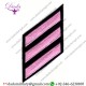 Uniform Service Hash Marks - Pink on Black Felt