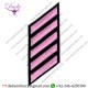 Uniform Service Hash Marks - Pink on Black Felt