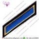 Uniform Service Hash Marks - Royal-Medium Gold on Black Felt Backing