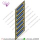 Uniform Service Hash Marks - Royal-Medium Gold on Olive Drab Twill