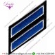 Uniform Service Hash Marks - Royal-White on Black Felt Backing