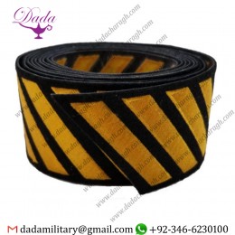 Uniform Service Hash Marks - Summer Gold on Black Felt Backing